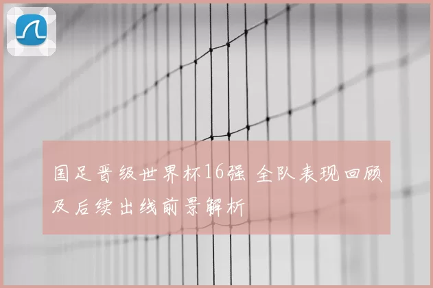 国足晋级世界杯16强 全队表现回顾及后续出线前景解析